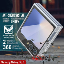 Cargar imagen en el visor de la galería, Funda para Galaxy Z Flip6 [Serie de acrílico transparente] [Antideslizante] Para Galaxy Z Flip6 [Blanca]
