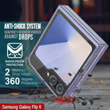 Cargar imagen en el visor de la galería, Funda para Galaxy Z Flip6 [Serie de acrílico transparente] [Antideslizante] Para Galaxy Z Flip6 [Lila]
