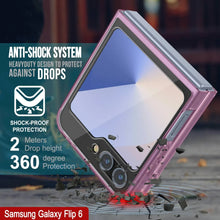 Cargar imagen en el visor de la galería, Funda para Galaxy Z Flip6 [Serie de acrílico transparente] [Antideslizante] Para Galaxy Z Flip6 [Rosa]
