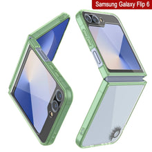 Cargar imagen en el visor de la galería, Funda para Galaxy Z Flip6 [Serie de acrílico transparente] [Antideslizante] Para Galaxy Z Flip6 [Verde]
