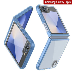 Funda Galaxy Z Flip6 [Serie Acrílico Transparente] [Antideslizante] Para Galaxy Z Flip6 [Azul]