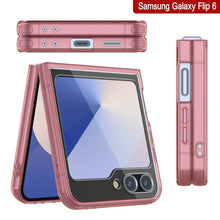 Cargar imagen en el visor de la galería, Funda para Galaxy Z Flip6 [Serie de acrílico transparente] [Antideslizante] Para Galaxy Z Flip6 [Rojo]
