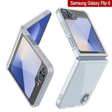 Cargar imagen en el visor de la galería, Funda para Galaxy Z Flip6 [Serie de acrílico transparente] [Antideslizante] Para Galaxy Z Flip6 [Blanca]
