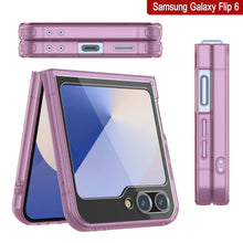 Cargar imagen en el visor de la galería, Funda para Galaxy Z Flip6 [Serie de acrílico transparente] [Antideslizante] Para Galaxy Z Flip6 [Rosa]
