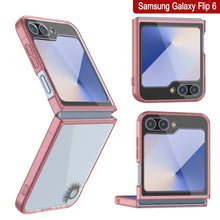 Cargar imagen en el visor de la galería, Funda para Galaxy Z Flip6 [Serie de acrílico transparente] [Antideslizante] Para Galaxy Z Flip6 [Rojo]
