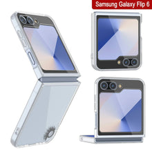 Cargar imagen en el visor de la galería, Funda para Galaxy Z Flip6 [Serie de acrílico transparente] [Antideslizante] Para Galaxy Z Flip6 [Blanca]
