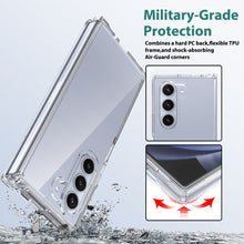 Load image into Gallery viewer, Funda para Galaxy Z Fold6 [Serie acrílica transparente] [Antideslizante] Para Galaxy Z Fold6 [Azul]
