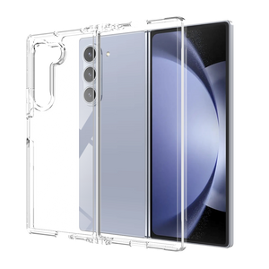 Funda para Galaxy Z Fold6 [Serie acrílica transparente] [Antideslizante] Para Galaxy Z Fold6 [Azul]