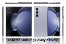 Load image into Gallery viewer, Funda para Galaxy Z Fold6 [Serie acrílica transparente] [Antideslizante] Para Galaxy Z Fold6 [Azul]
