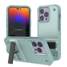 Load image into Gallery viewer, Funda Punkcase para iPhone 14 Pro [Serie Reliance] Cubierta protectora híbrida de grado militar con soporte integrado [Verde]

