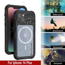 Cargar imagen en el visor de la galería, iPhone 14 Plus Metal Extreme 2.0 Serie Funda de Aluminio Resistente al Agua IP68 con Protector de Pantalla Incorporado [Negro]
