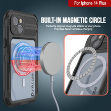 Cargar imagen en el visor de la galería, iPhone 14 Plus Metal Extreme 2.0 Serie Funda de Aluminio Resistente al Agua IP68 con Protector de Pantalla Incorporado [Negro]
