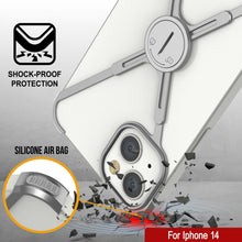 Cargar imagen en el visor de la galería, Funda Punkcase iPhone 14 Bumper [Serie Backbone] Ultra Slim Minimalista de Aluminio Metalizado para iPhone 14 (2022) (6.1&quot;) [Plata].
