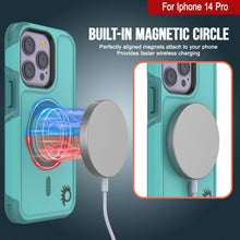 Cargar imagen en el visor de la galería, Built-in MAGNETIC CIRCLE Perfectly aligned magnets attach to your phone Provides faster wireless charging 
