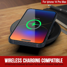 Cargar imagen en el visor de la galería, Funda de fibra de carbono para iPhone 14 Pro Max de Punkcase [Serie AramidShield] Ultra delgada y ligera de Kevlar.
