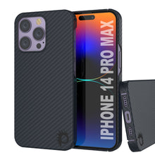 Cargar imagen en el visor de la galería, Punkcase para iPhone 14 Pro Max Funda de Fibra de Carbono [Serie Aramid MagShield] Ultra Delgada.
