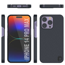 Cargar imagen en el visor de la galería, Punkcase para iPhone 14 Pro Max Funda de Fibra de Carbono [Serie Aramid MagShield] Ultra Delgada.
