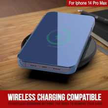 Load image into Gallery viewer, Carcasa protectora Punkcase iPhone 14 Pro Max Reflector con tapa plegable [azul]
