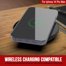 Load image into Gallery viewer, Funda reflectora Punkcase para iPhone 14 Pro Max, funda protectora con tapa [Plateado]
