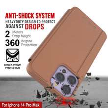 Load image into Gallery viewer, Funda Punkcase Reflectora para iPhone 14 Pro Max, Cubierta Protectora con Tapa [Rosado]
