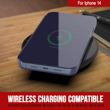 Load image into Gallery viewer, Funda protectora de tapa Punkcase para iPhone 14 Reflector [Morado].
