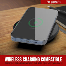 Load image into Gallery viewer, Carcasa Punkcase para iPhone 14, cubierta protectora con tapa abatible [plateada]
