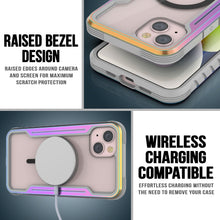 Cargar imagen en el visor de la galería, Funda de Defensa Punkcase iPhone 15 Stealth ARMOUR MAG de Grado Militar Protectora Multicapa [Arcoíris]
