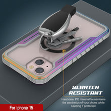 Cargar imagen en el visor de la galería, Funda de Defensa Punkcase iPhone 15 Stealth ARMOUR MAG de Grado Militar Protectora Multicapa [Arcoíris]
