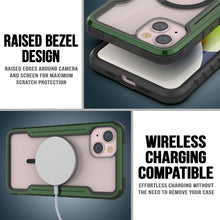 Cargar imagen en el visor de la galería, Punkcase iPhone 15 Plus Armor Stealth MAG Defense Case Funda protectora multicapa de grado militar [Verde oscuro] traducido al español:

 Punkcase iPhone 15 Plus Armor Stealth MAG Defense Case Protectora de Grado Militar de varias capas [Verde Oscuro]
