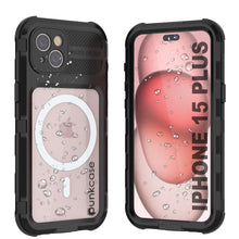 Load image into Gallery viewer, iPhone 15 Plus Serie Metal Extreme 2.0 Funda de Aluminio a Prueba de Agua IP68 con Protector de Pantalla Incorporado [Negro]
