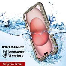 Load image into Gallery viewer, iPhone 15 Plus Metal Extreme 2.0 Series Aluminum Waterproof Case IP68 con Protector de Pantalla Incorporado [Dorado]

