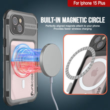 Cargar imagen en el visor de la galería, iPhone 15 Plus Metal Extreme 2.0 Series Estuche impermeable de aluminio IP68 con protector de pantalla incorporado [Plata]

 iPhone 15 Plus Carcasa de Aluminio Resistente al Agua Serie Metal Extreme 2.0 IP68 con Protector de Pantalla Incorporado [Plata]
