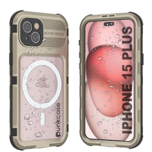 Load image into Gallery viewer, iPhone 15 Plus Metal Extreme 2.0 Series Aluminum Waterproof Case IP68 con Protector de Pantalla Incorporado [Dorado]
