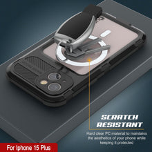 Load image into Gallery viewer, iPhone 15 Plus Serie Metal Extreme 2.0 Funda de Aluminio a Prueba de Agua IP68 con Protector de Pantalla Incorporado [Negro]
