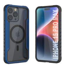 Cargar imagen en el visor de la galería, Punkcase iPhone 15 Pro Max Armadura Stealth MAG Defensa Funda Protectora de Grado Militar con Capa Múltiple [Azul Marino].
