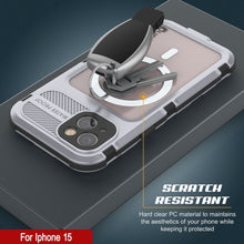 Cargar imagen en el visor de la galería, iPhone 15 Metal Extreme 2.0 Serie Funda de Aluminio Impermeable IP68 con Protector de Pantalla Incorporado [Blanco]
