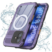Load image into Gallery viewer, Estuche impermeable de aluminio Metal Extreme 2.0 Series para iPhone 16 Plus con protección IP68 y protector de pantalla incorporado [púrpura]

