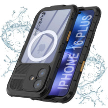 Load image into Gallery viewer, Funda impermeable de aluminio Metal Extreme 2.0 Series para iPhone 16 Plus con protección IP68 y protector de pantalla incorporado [negro]
