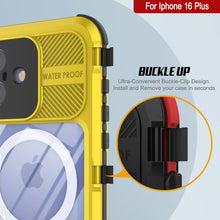 Load image into Gallery viewer, Estuche impermeable de aluminio Metal Extreme 2.0 Series para iPhone 16 Plus con protección IP68 y protector de pantalla incorporado [amarillo]
