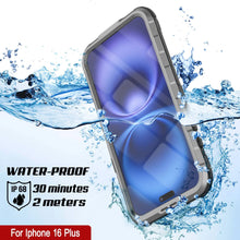 Load image into Gallery viewer, Estuche impermeable de aluminio Metal Extreme 2.0 Series para iPhone 16 Plus con protección IP68 y protector de pantalla incorporado [plateado]
