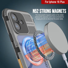 Load image into Gallery viewer, Estuche impermeable de aluminio Metal Extreme 2.0 Series para iPhone 16 Plus con protección IP68 y protector de pantalla incorporado [plateado]
