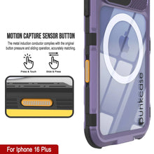 Load image into Gallery viewer, Estuche impermeable de aluminio Metal Extreme 2.0 Series para iPhone 16 Plus con protección IP68 y protector de pantalla incorporado [púrpura]
