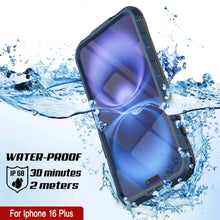 Load image into Gallery viewer, Funda impermeable de aluminio Metal Extreme 2.0 Series para iPhone 16 Plus con protección IP68 y protector de pantalla incorporado [azul]
