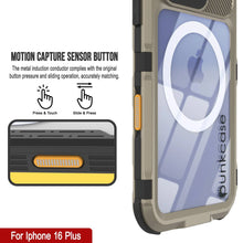 Load image into Gallery viewer, Estuche impermeable de aluminio Metal Extreme 2.0 Series para iPhone 16 Plus con protección IP68 y protector de pantalla incorporado [dorado]
