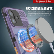 Load image into Gallery viewer, Estuche impermeable de aluminio Metal Extreme 2.0 Series para iPhone 16 Plus con protección IP68 y protector de pantalla incorporado [púrpura]
