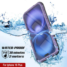 Load image into Gallery viewer, Estuche impermeable de aluminio Metal Extreme 2.0 Series para iPhone 16 Plus con protección IP68 y protector de pantalla incorporado [púrpura]
