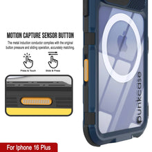 Load image into Gallery viewer, Funda impermeable de aluminio Metal Extreme 2.0 Series para iPhone 16 Plus con protección IP68 y protector de pantalla incorporado [azul]
