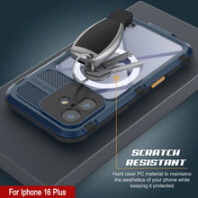 Load image into Gallery viewer, Funda impermeable de aluminio Metal Extreme 2.0 Series para iPhone 16 Plus con protección IP68 y protector de pantalla incorporado [azul]

