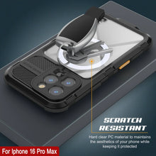 Cargar imagen en el visor de la galería, Funda impermeable de aluminio Metal Extreme 2.0 Series para iPhone 16 Pro Max con protección IP68 y protector de pantalla incorporado [negro]
