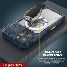 Load image into Gallery viewer, Estuche impermeable de aluminio Metal Extreme 2.0 Series para iPhone 16 Pro con protección IP68 y protector de pantalla incorporado [azul]
